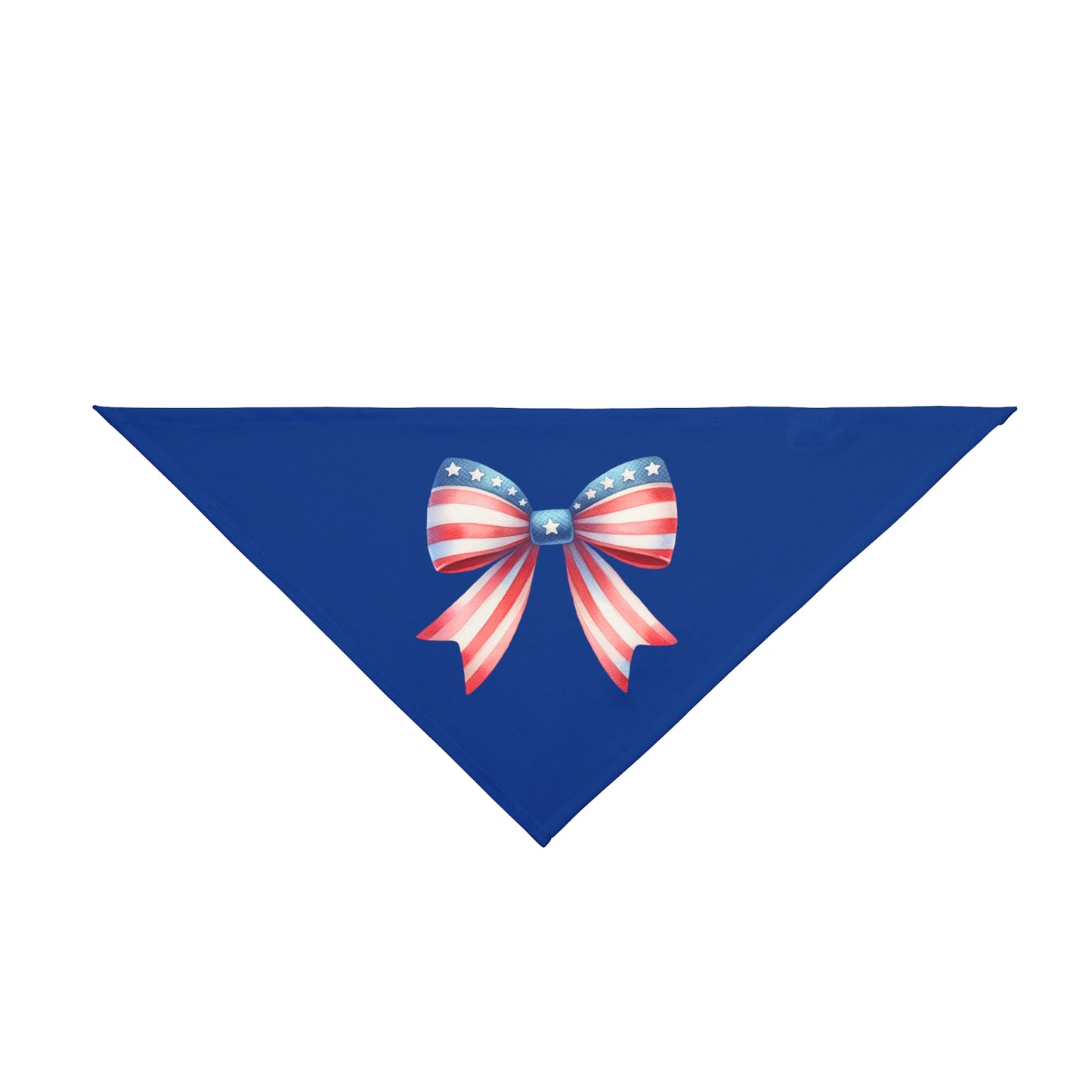 4th of July Bow, Patriotic Coquette Bandana