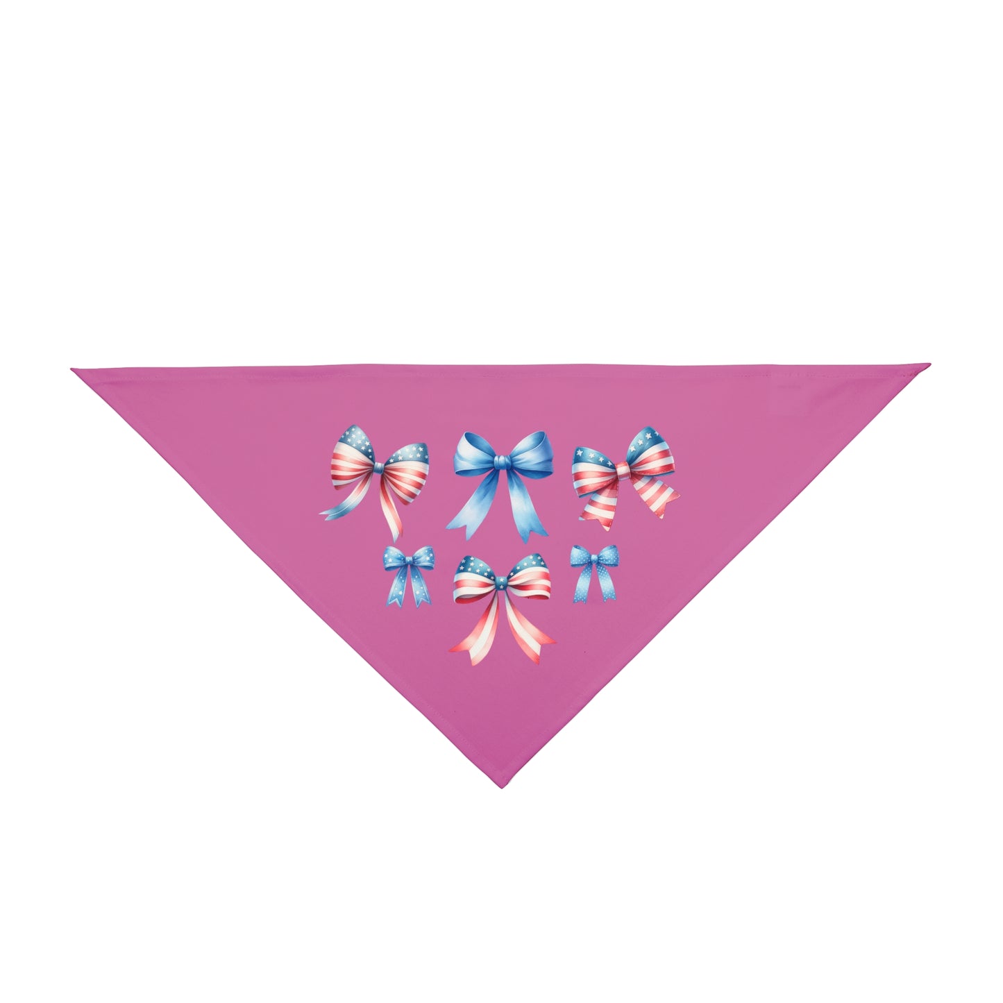 4th of July Bow, Patriotic Coquette Bandana