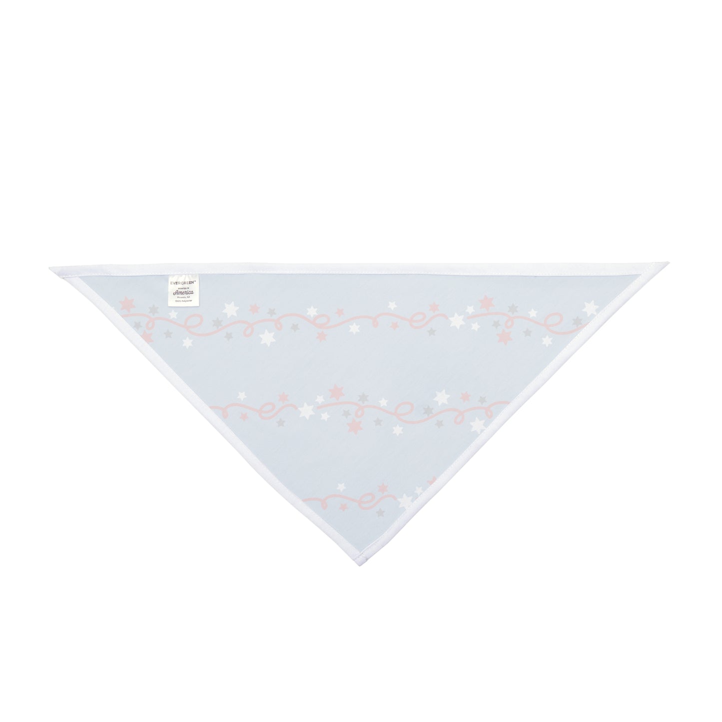 Blue, White and Red Star Line, 4th of July, Patriotic Bandana