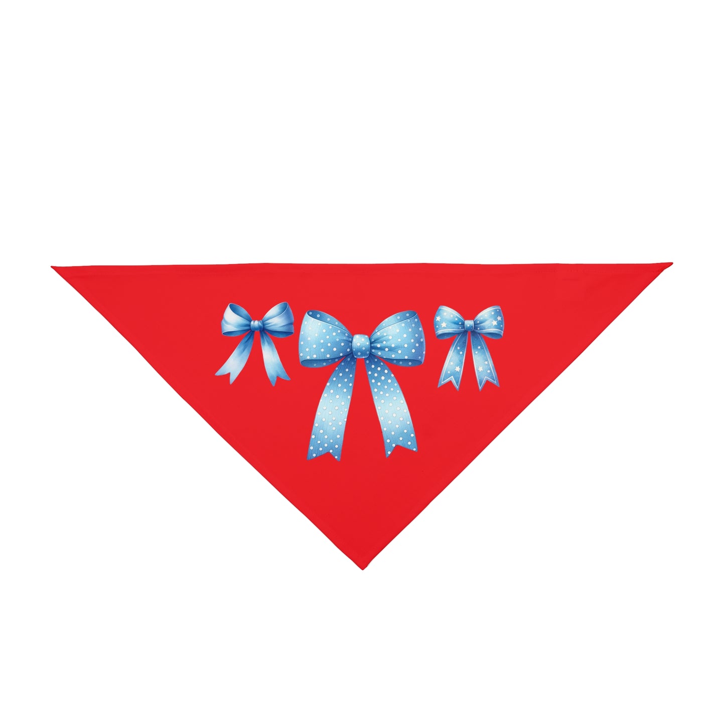 4th of July Bow, Patriotic Coquette Bandana