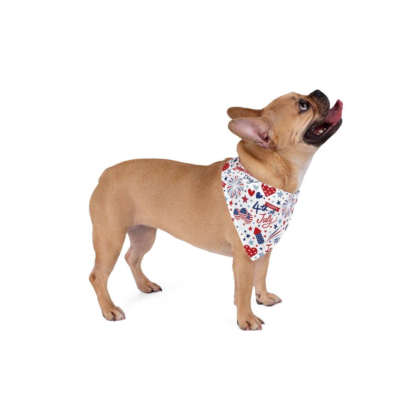 Happy Independence Day, Firework, 4th of July, Patriotic Bandana