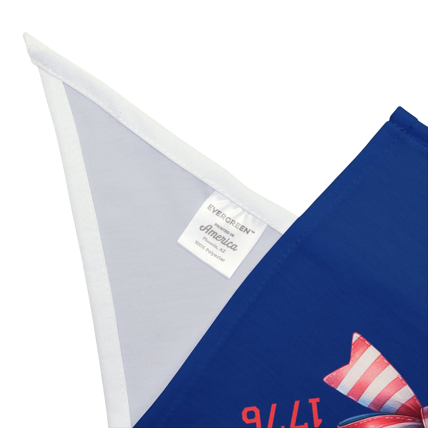 4th of July Bow, Patriotic Coquette Bandana