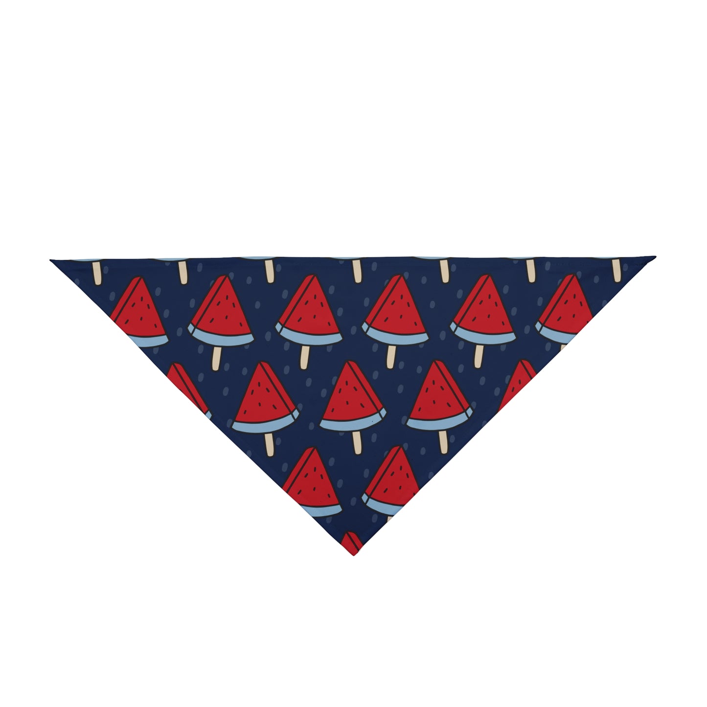 Blue and Red Watermelon Ice Cream, 4th of July, Patriotic Bandana
