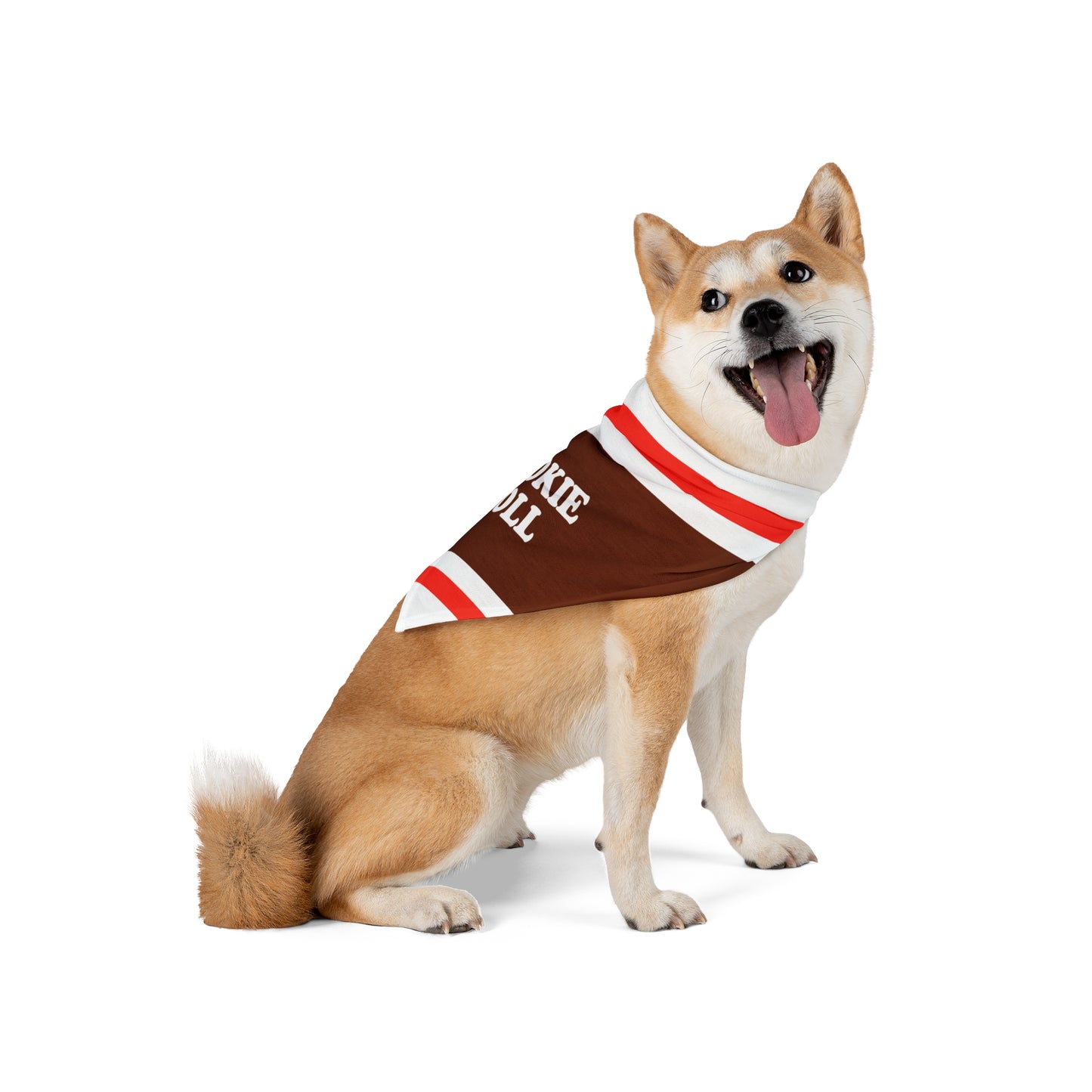 Personalized Tootsie Roll Pet Bandana - Soft Polyester - 2 Sizes - Stylish & Comfortable for Dogs & Cats