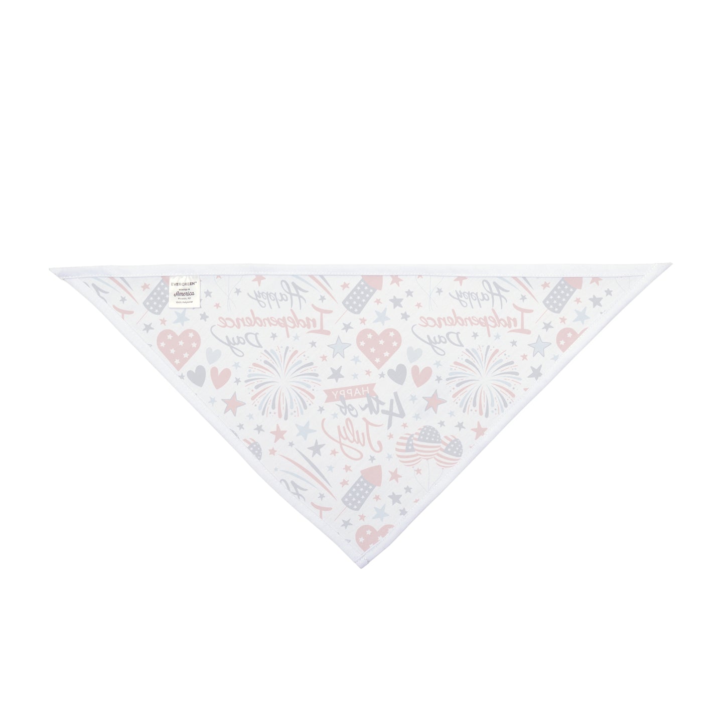 Happy Independence Day, Firework, 4th of July, Patriotic Bandana