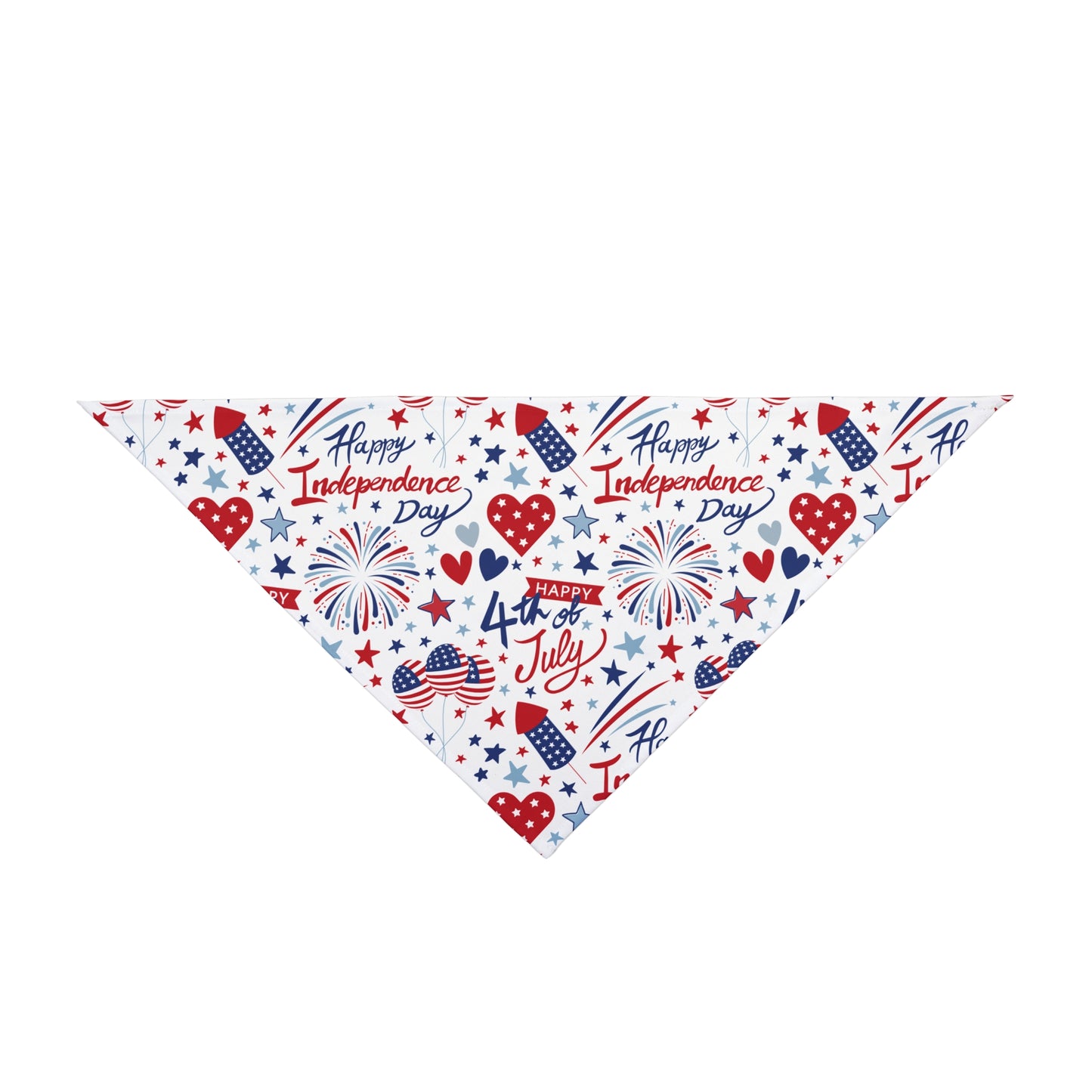 Happy Independence Day, Firework, 4th of July, Patriotic Bandana