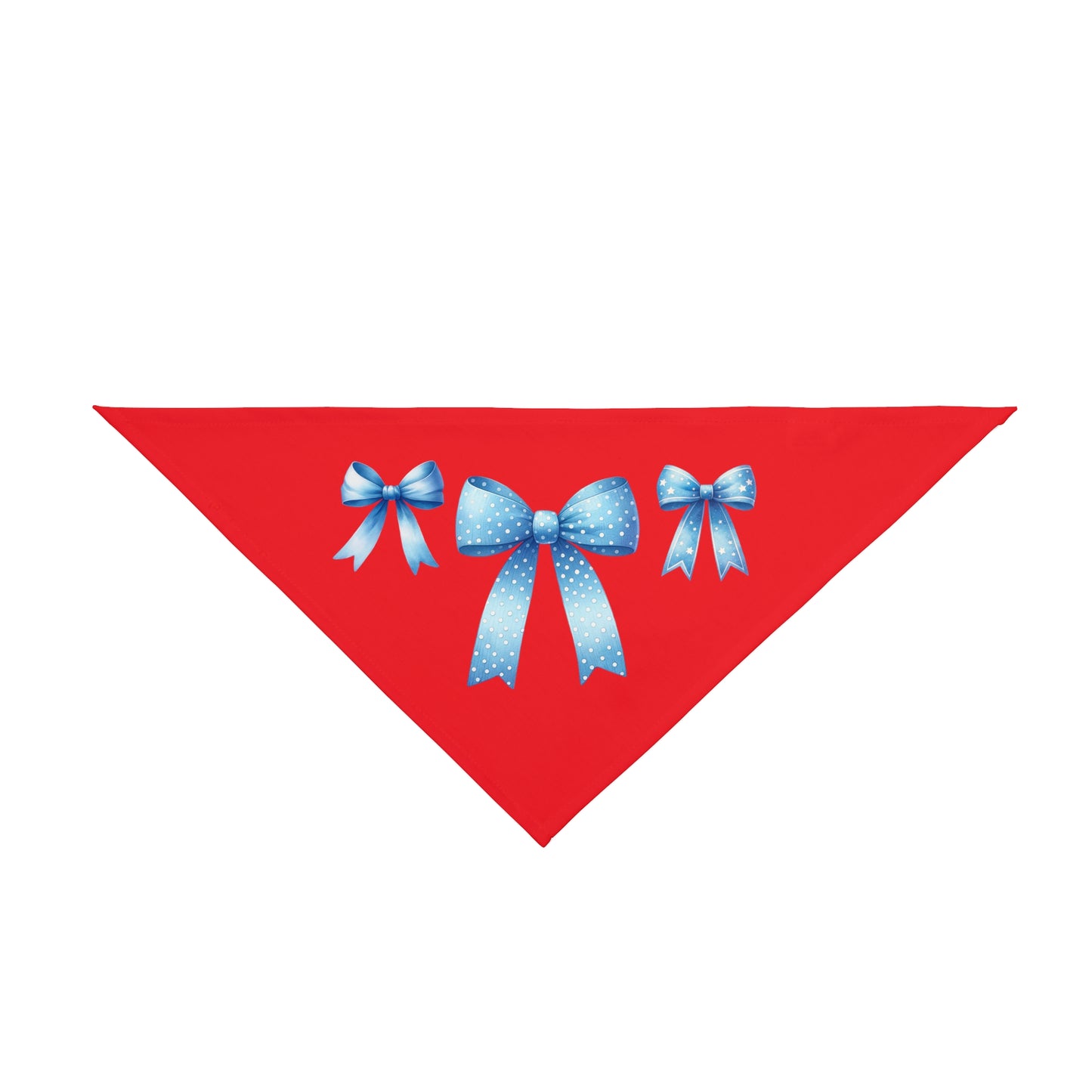 4th of July Bow, Patriotic Coquette Bandana