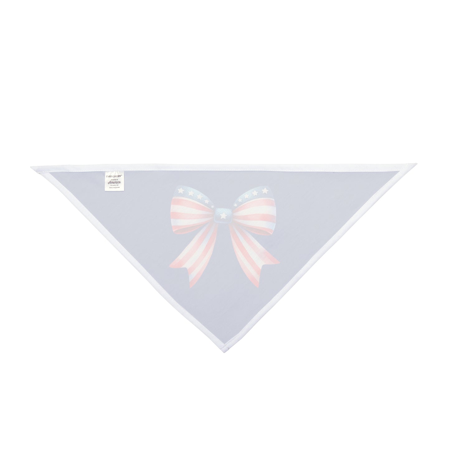 4th of July Bow, Patriotic Coquette Bandana