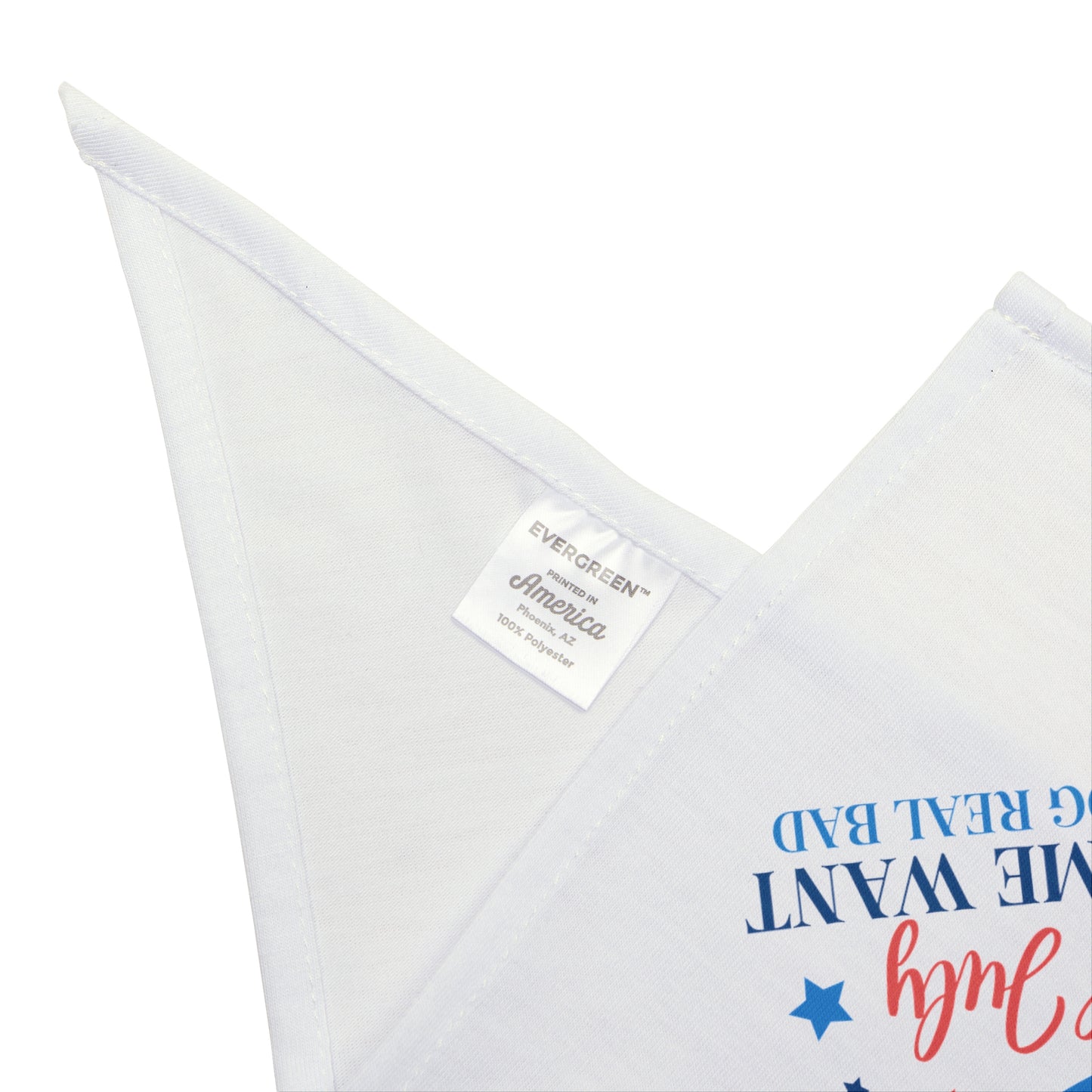 BBQ Hot dog, 4th of July, Patriotic Bandana