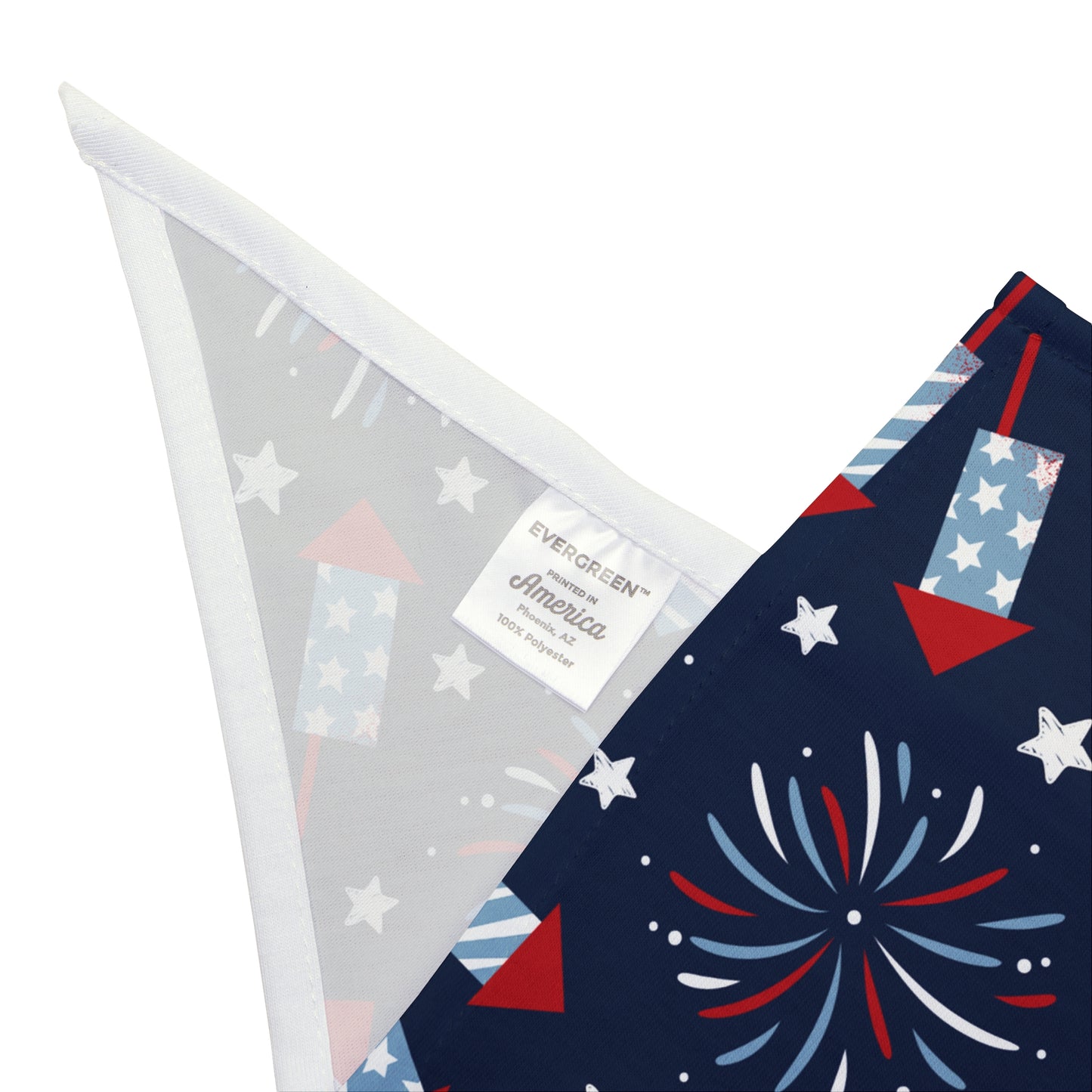 Independence Day, Fireworks, 4th of July, Patriotic Bandana