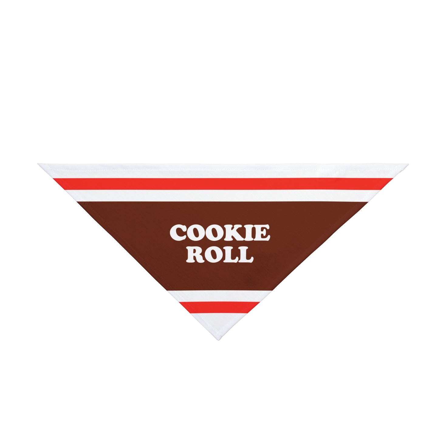 Personalized Tootsie Roll Pet Bandana - Soft Polyester - 2 Sizes - Stylish & Comfortable for Dogs & Cats