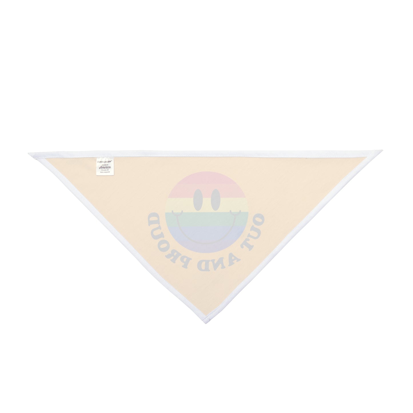 Out and proud, Pride rainbow Bandana