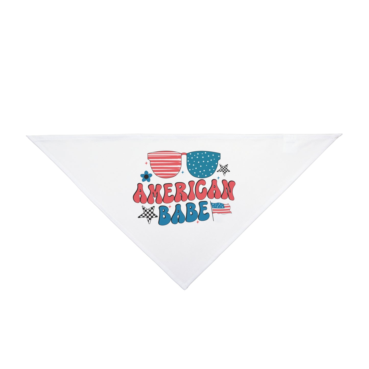 American babe, 4th of July, Patriotic Bandana