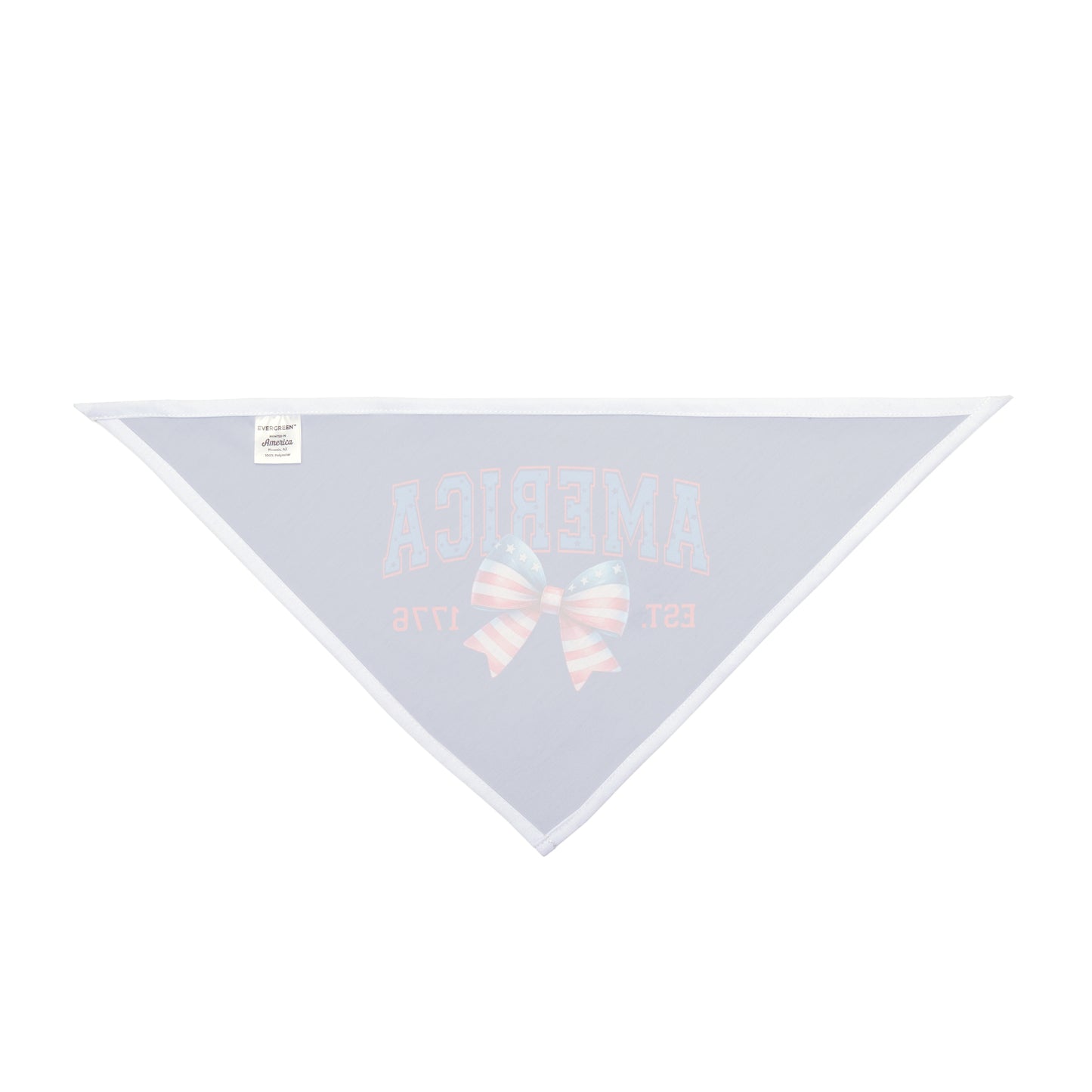 4th of July Bow, Patriotic Coquette Bandana