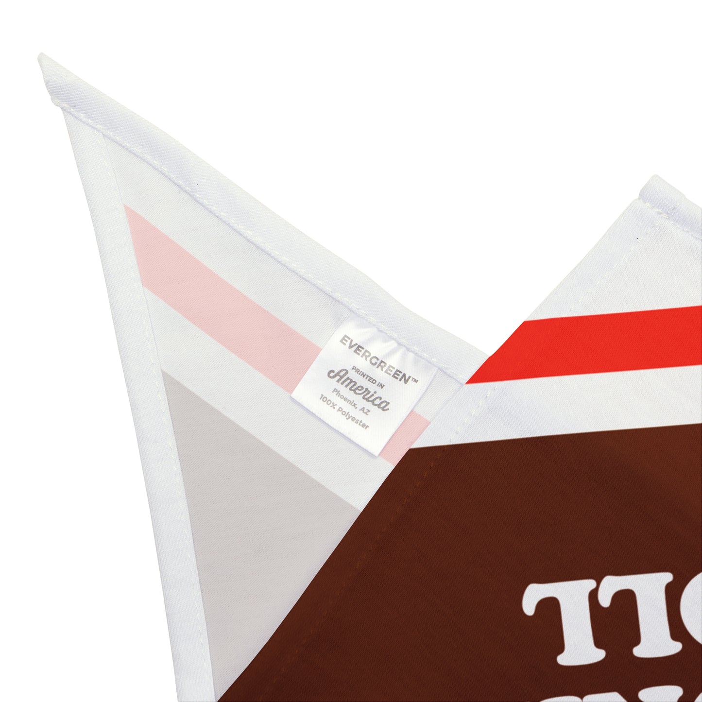 Personalized Tootsie Roll Pet Bandana - Soft Polyester - 2 Sizes - Stylish & Comfortable for Dogs & Cats