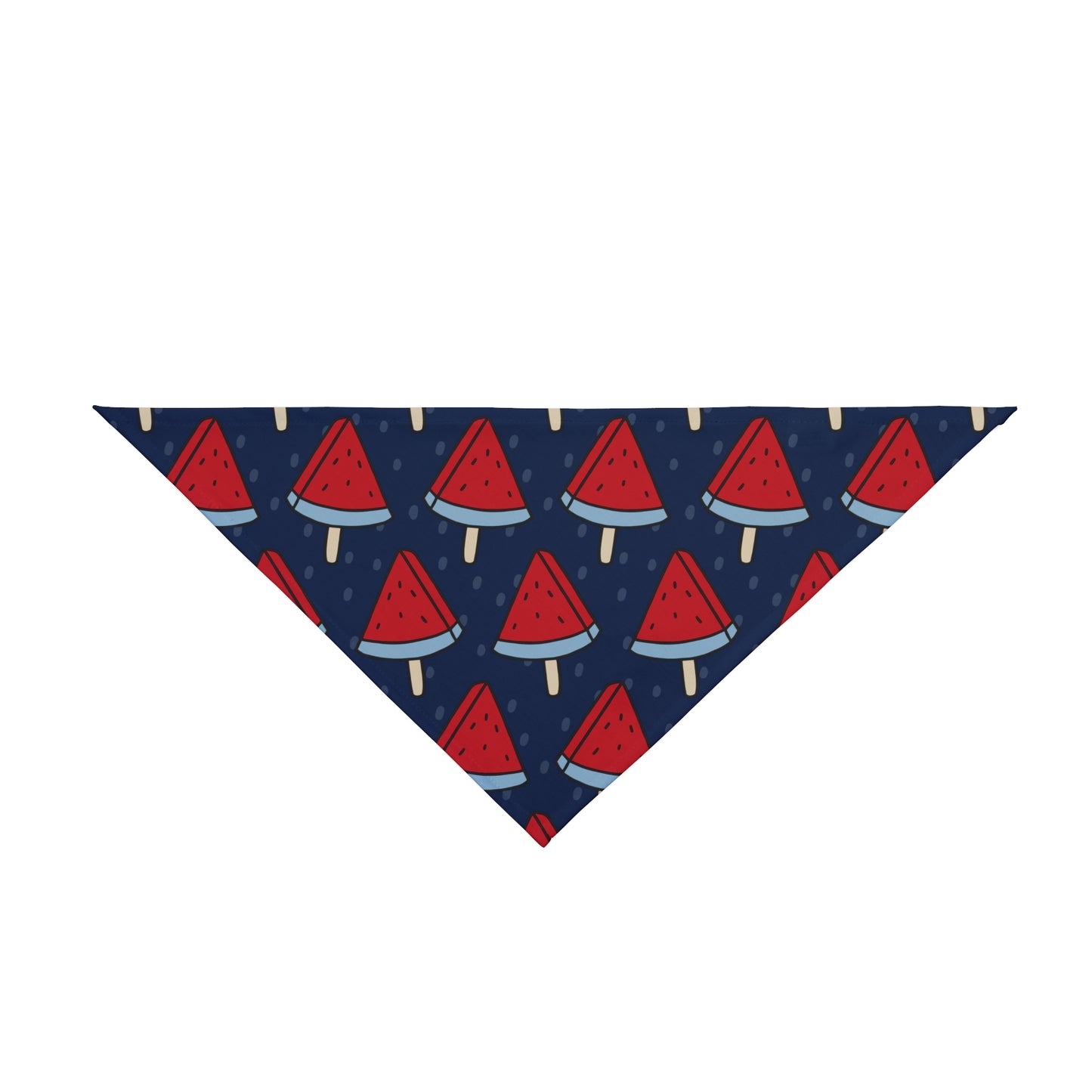Blue and Red Watermelon Ice Cream, 4th of July, Patriotic Bandana