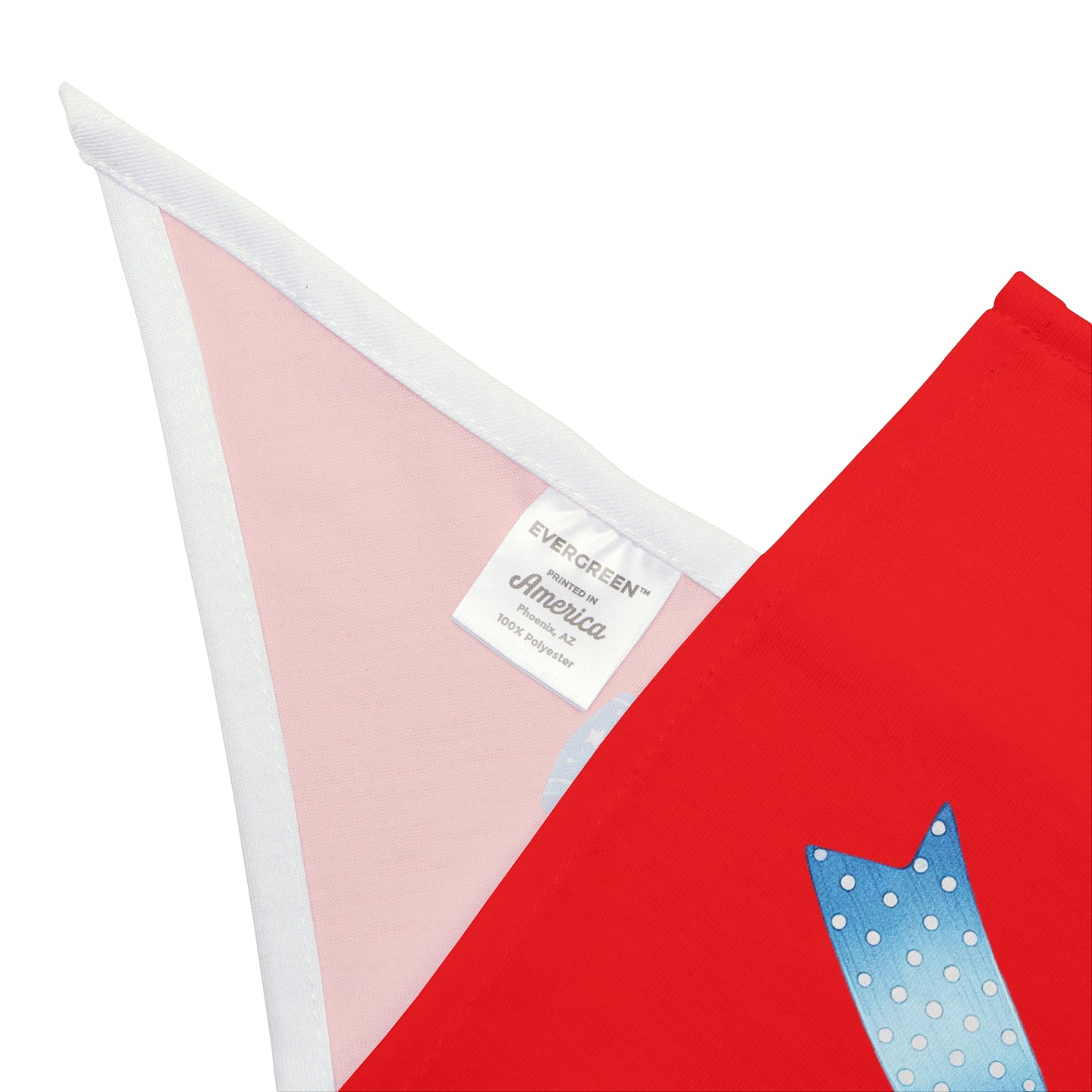 4th of July Bow, Patriotic Coquette Bandana