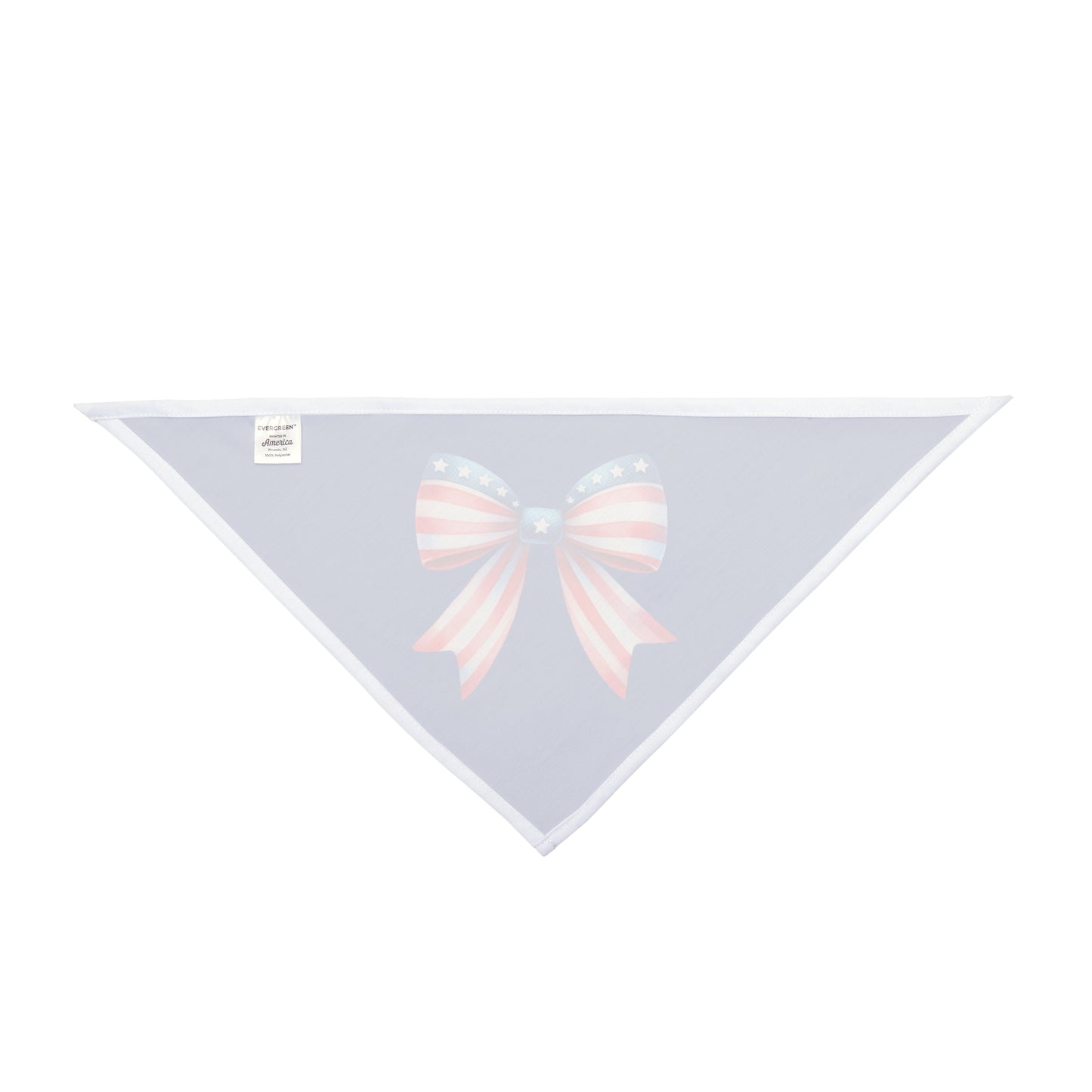 4th of July Bow, Patriotic Coquette Bandana