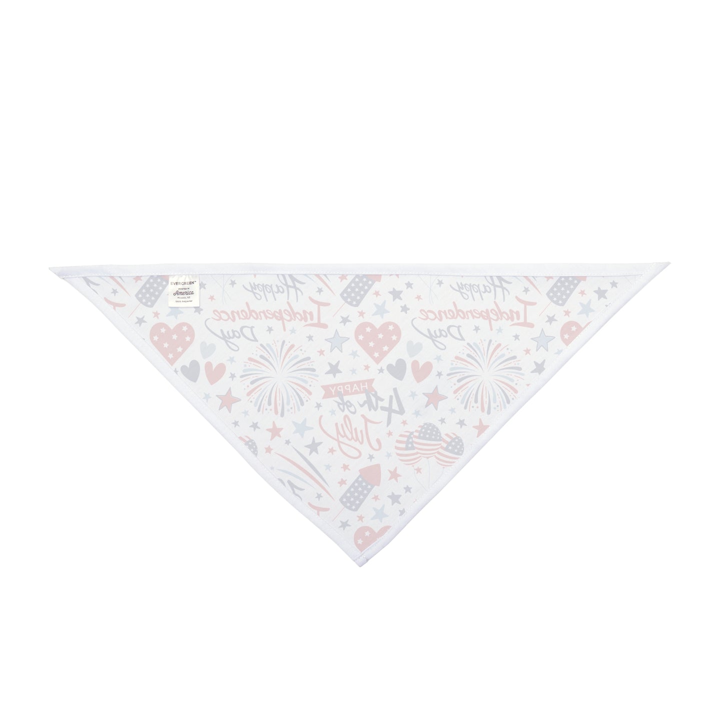 Happy Independence Day, Firework, 4th of July, Patriotic Bandana