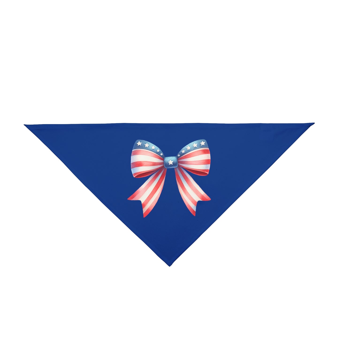 4th of July Bow, Patriotic Coquette Bandana