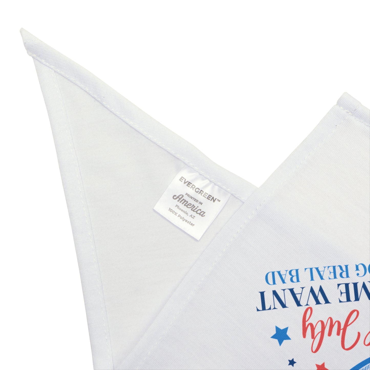 BBQ Hot dog, 4th of July, Patriotic Bandana