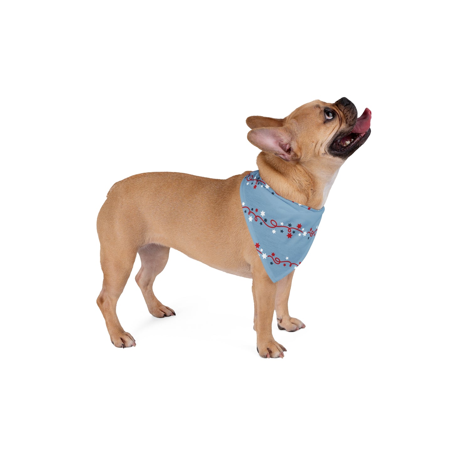 Blue, White and Red Star Line, 4th of July, Patriotic Bandana