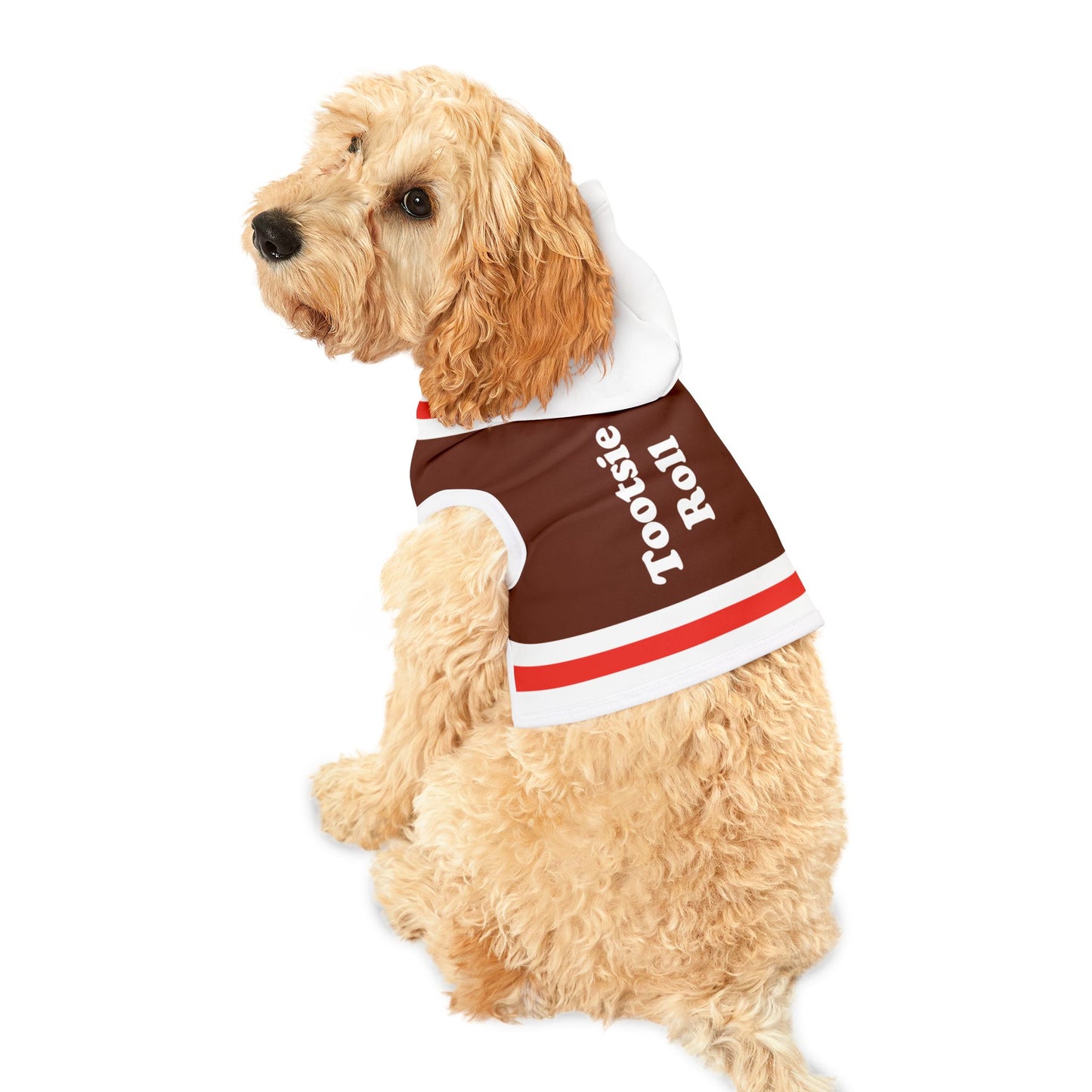 Tootsie Roll Pet Halloween Hoodie - Adorable Dog Costume - 5 Sizes Available