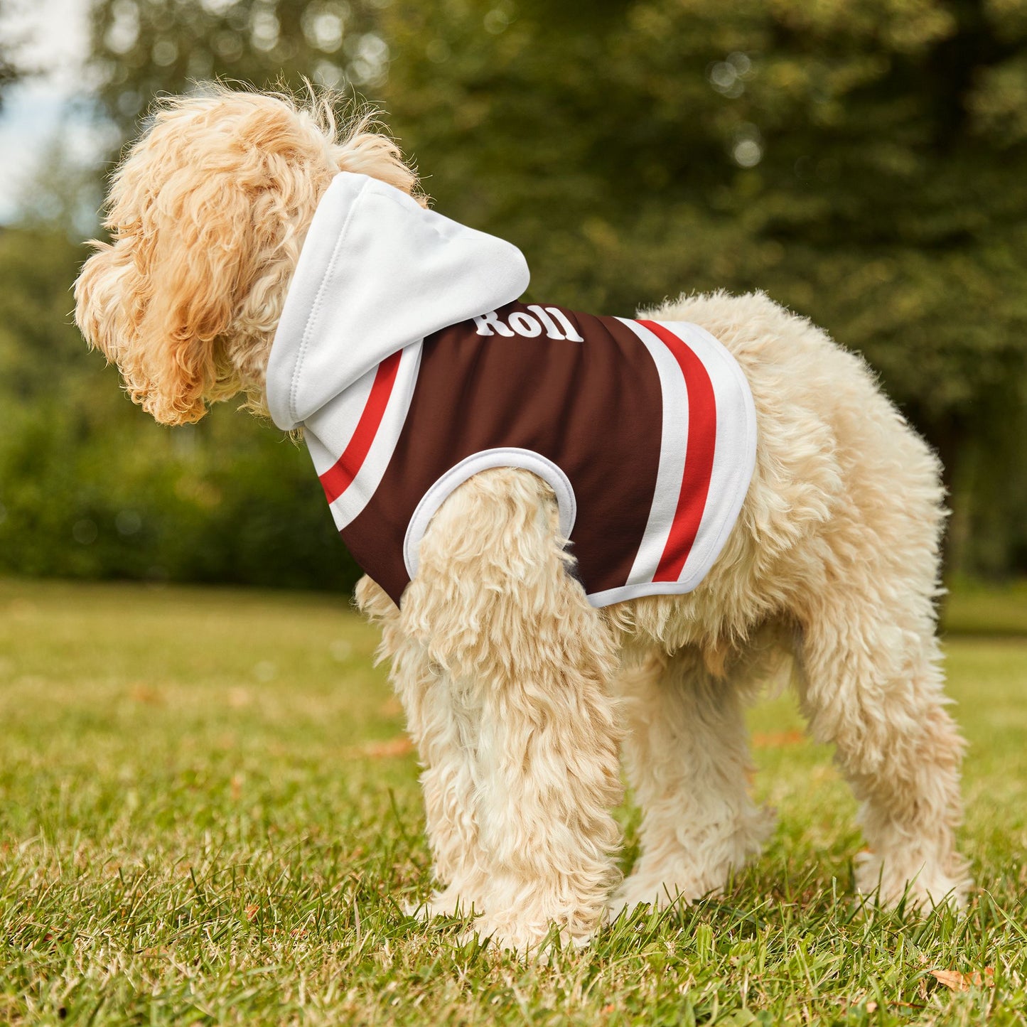 Personalized Name Tootsie Roll Pet Halloween Hoodie - Adorable Dog Costume - 5 Sizes Available