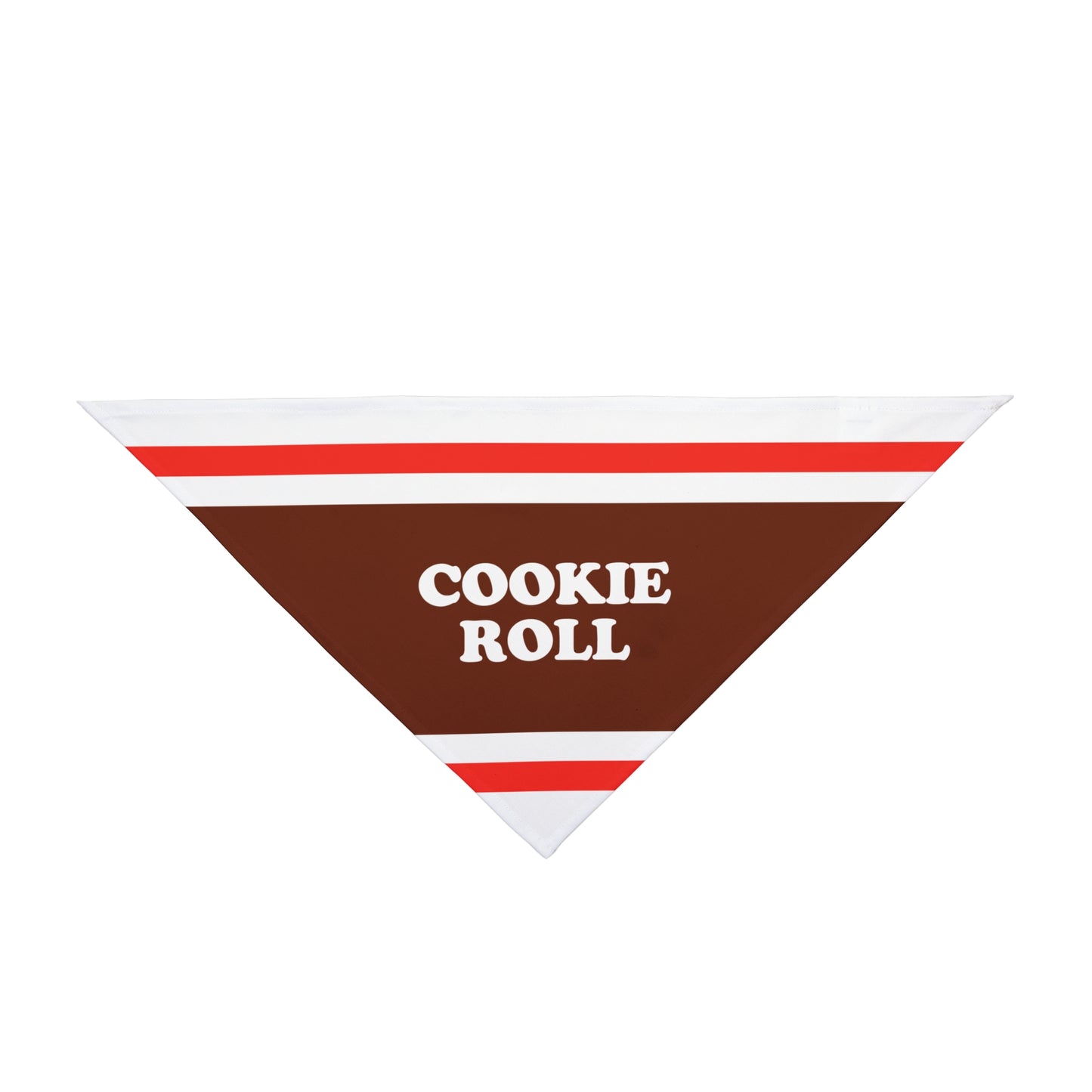 Personalized Tootsie Roll Pet Bandana - Soft Polyester - 2 Sizes - Stylish & Comfortable for Dogs & Cats