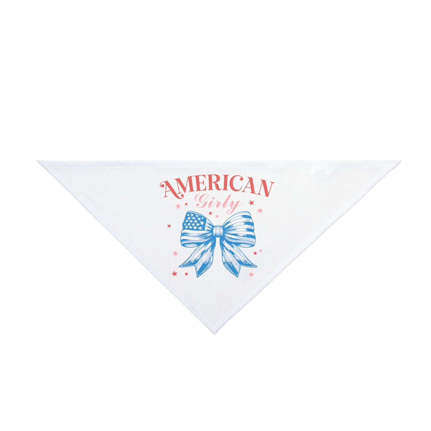 American girly, 4th of July, Patriotic Coquette Bandana