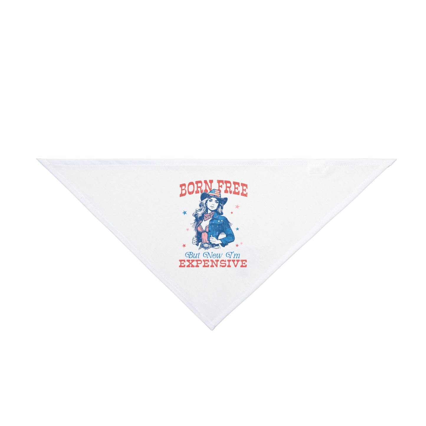 Born free but I'm expensive, 4th of July, Patriotic Bandana