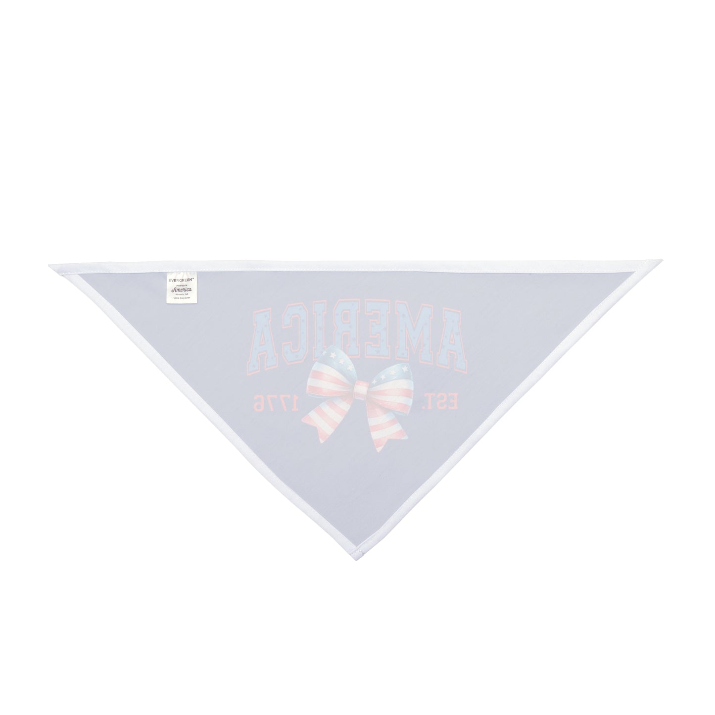 4th of July Bow, Patriotic Coquette Bandana
