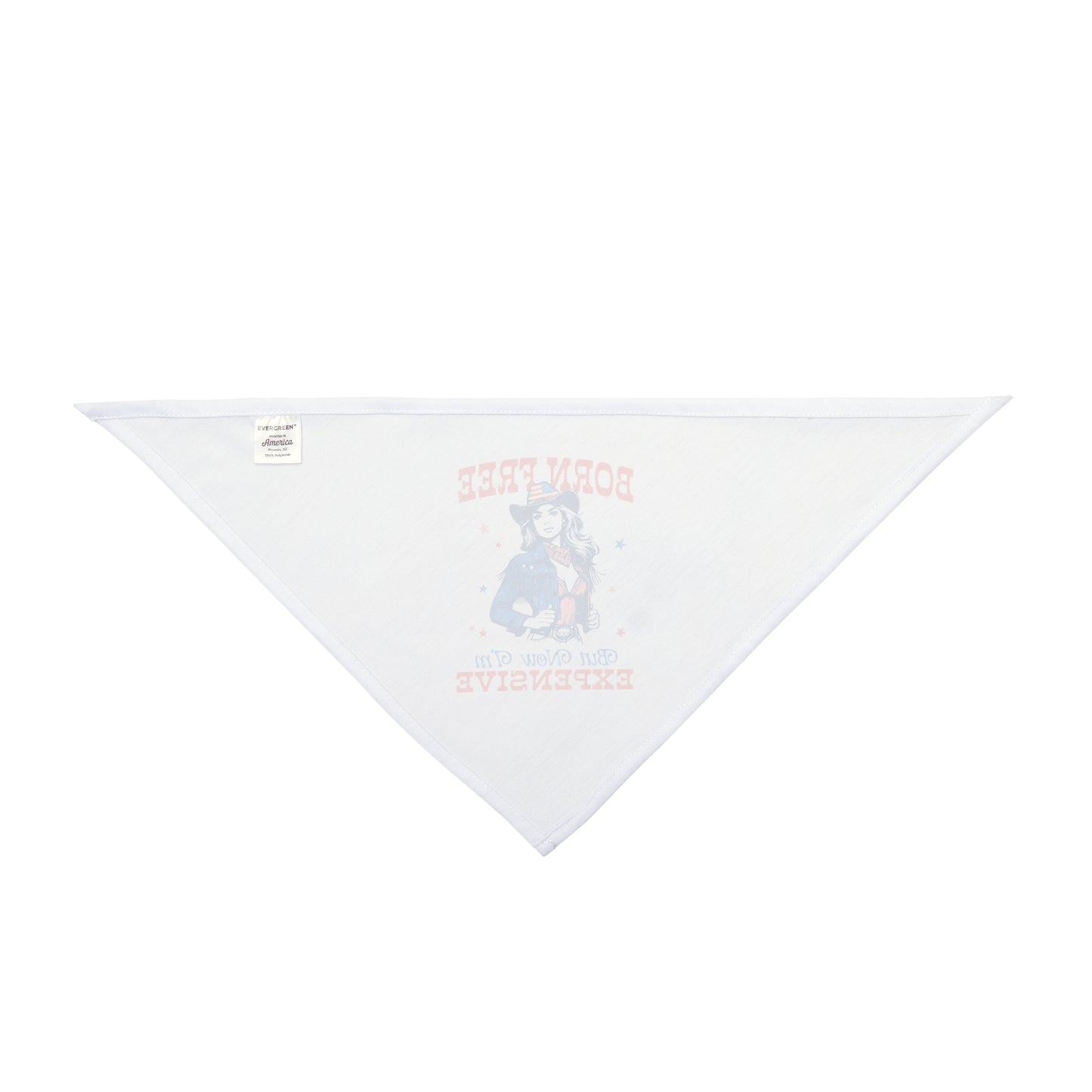 Born free but I'm expensive, 4th of July, Patriotic Bandana