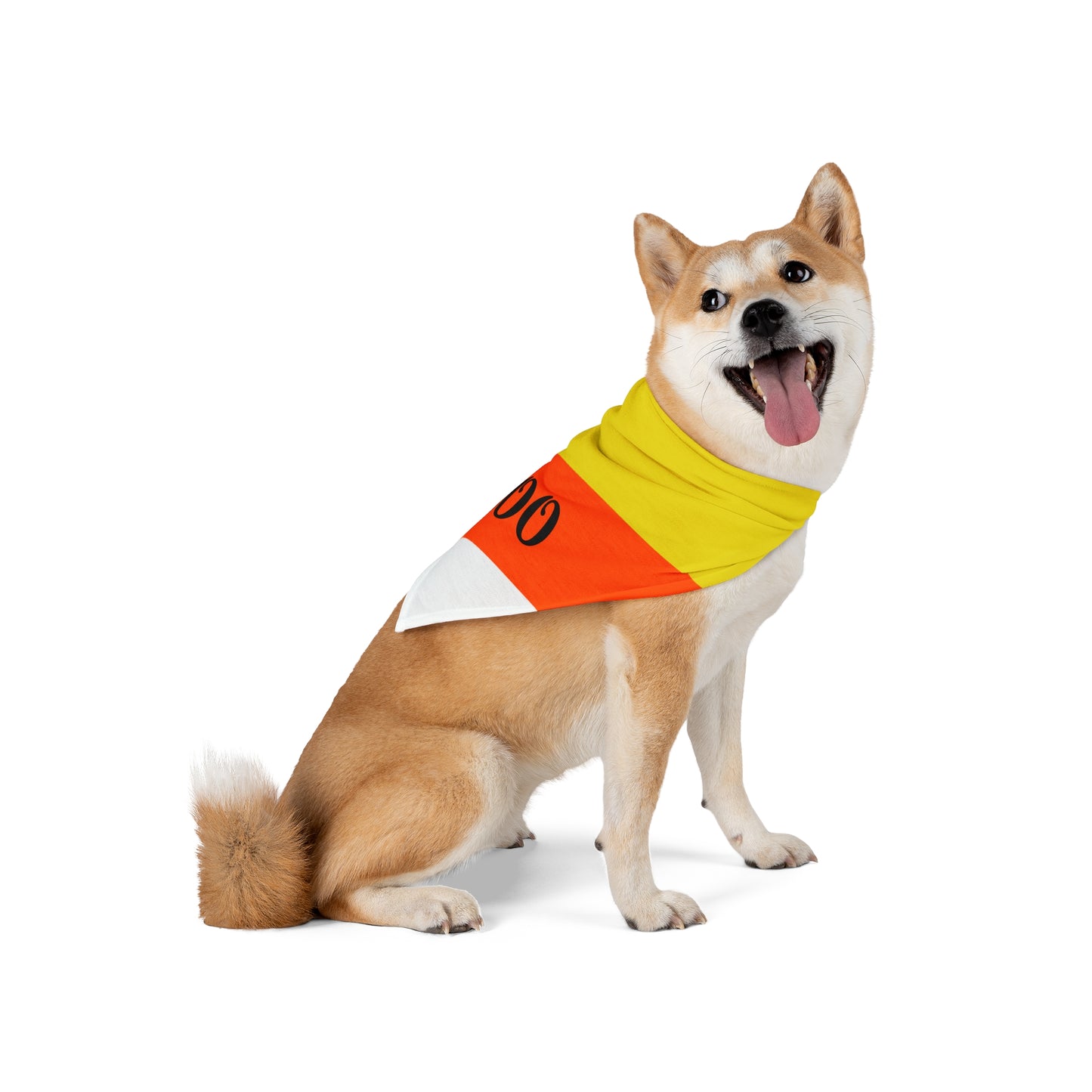 Personalized Candy Corn Pet Bandana - Halloween - Stylish & Comfortable for Dogs & Cats