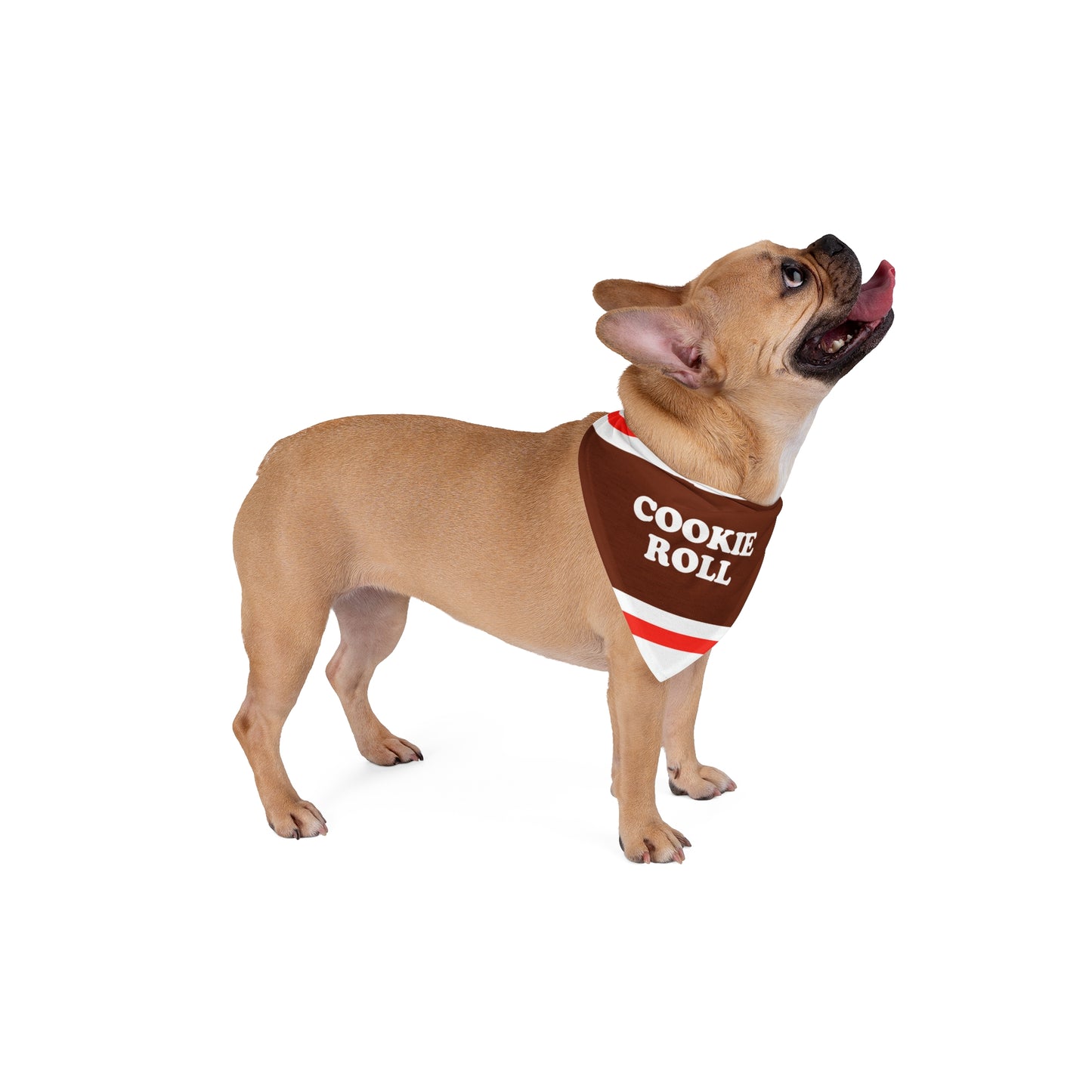 Personalized Tootsie Roll Pet Bandana - Soft Polyester - 2 Sizes - Stylish & Comfortable for Dogs & Cats