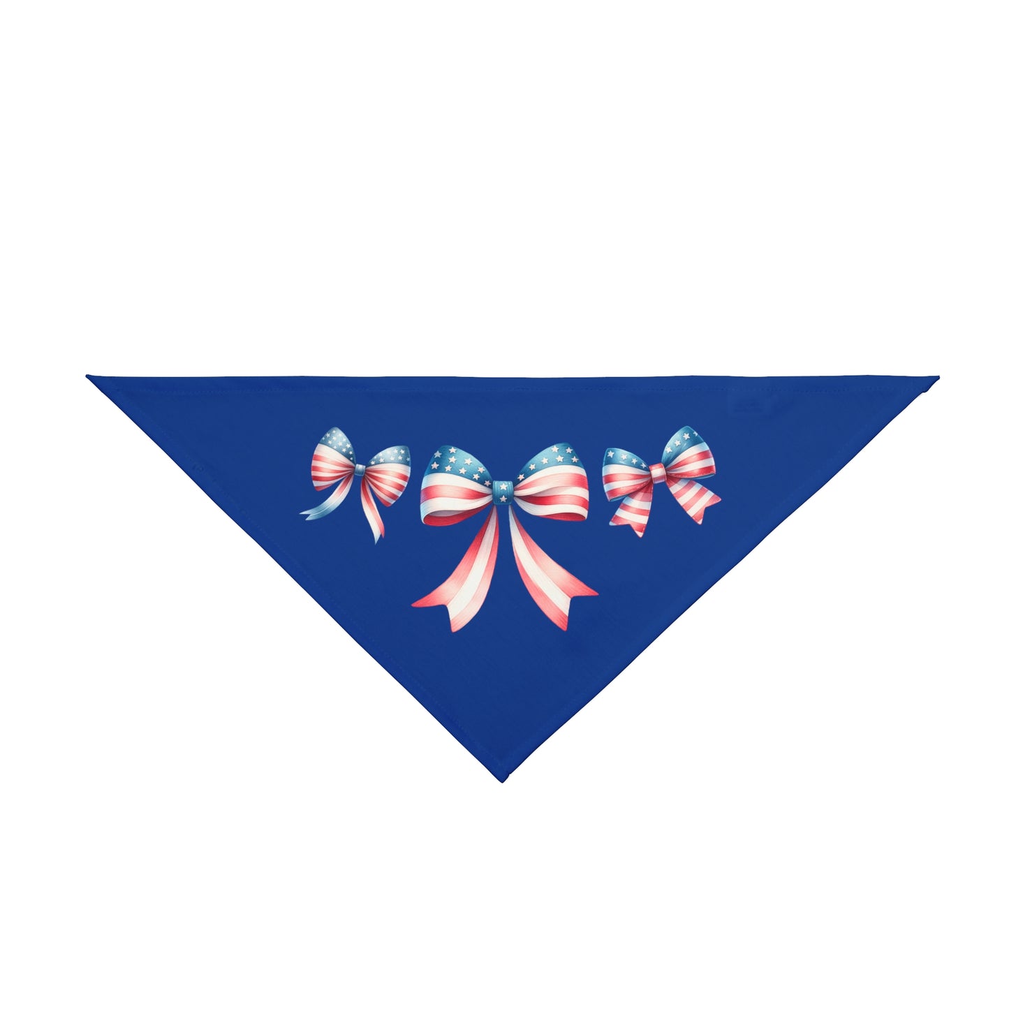 4th of July Bow, Patriotic Coquette Bandana