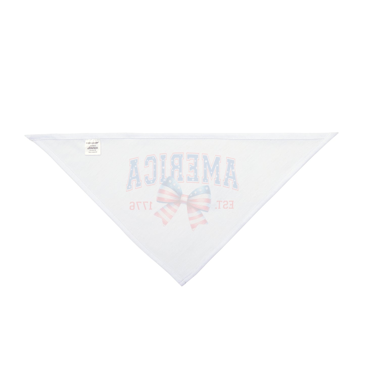 4th of July Bow, Patriotic Coquette Bandana