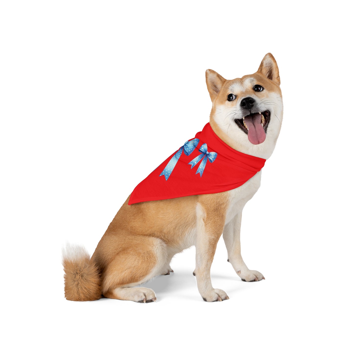 4th of July Bow, Patriotic Coquette Bandana