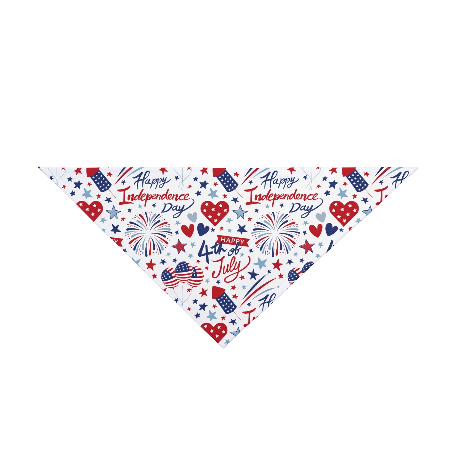 Happy Independence Day, Firework, 4th of July, Patriotic Bandana