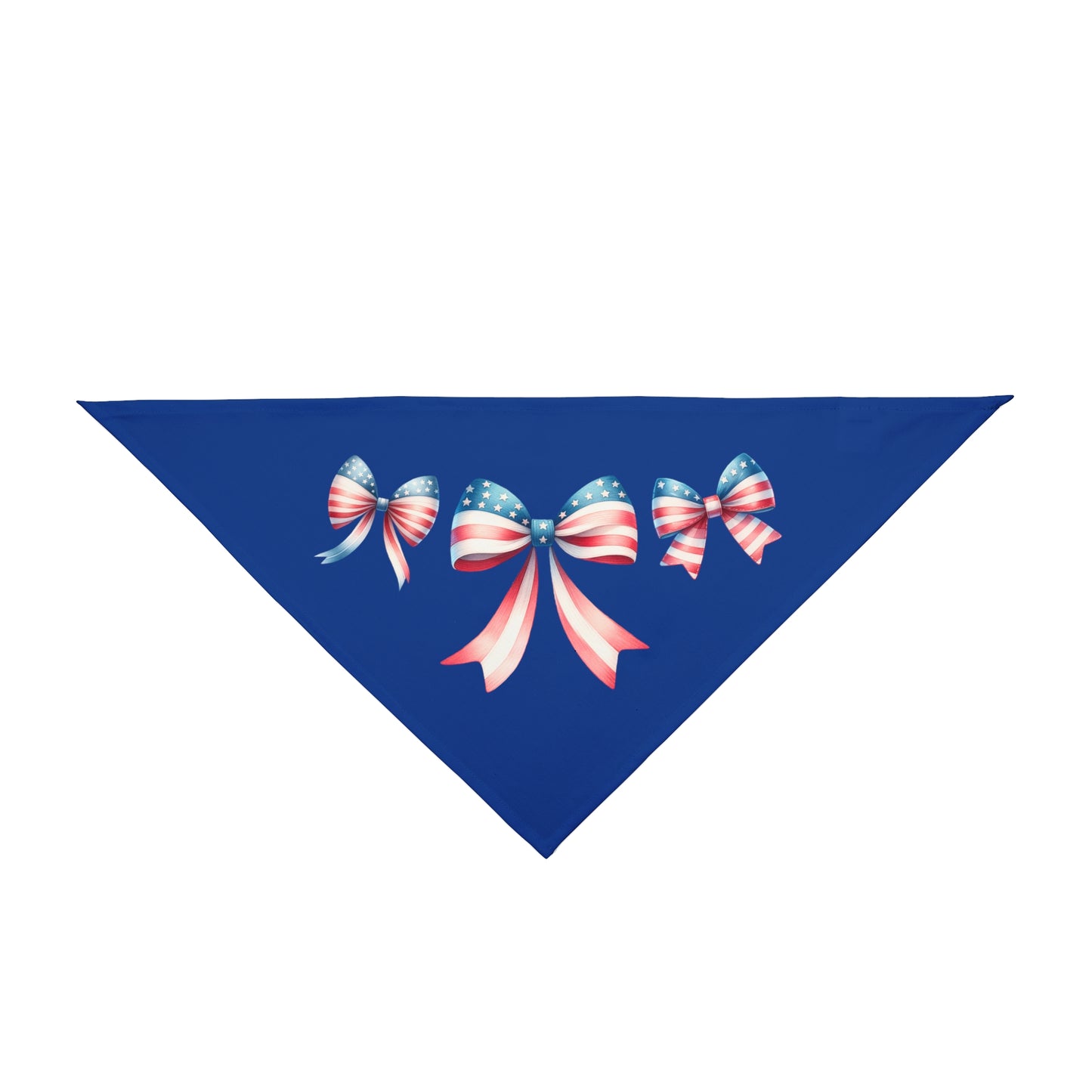 4th of July Bow, Patriotic Coquette Bandana