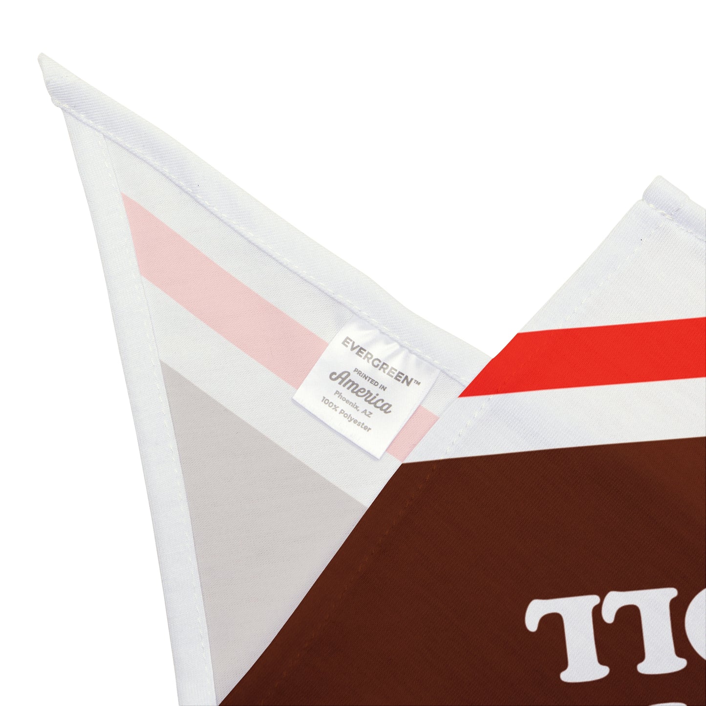 Personalized Tootsie Roll Pet Bandana - Soft Polyester - 2 Sizes - Stylish & Comfortable for Dogs & Cats