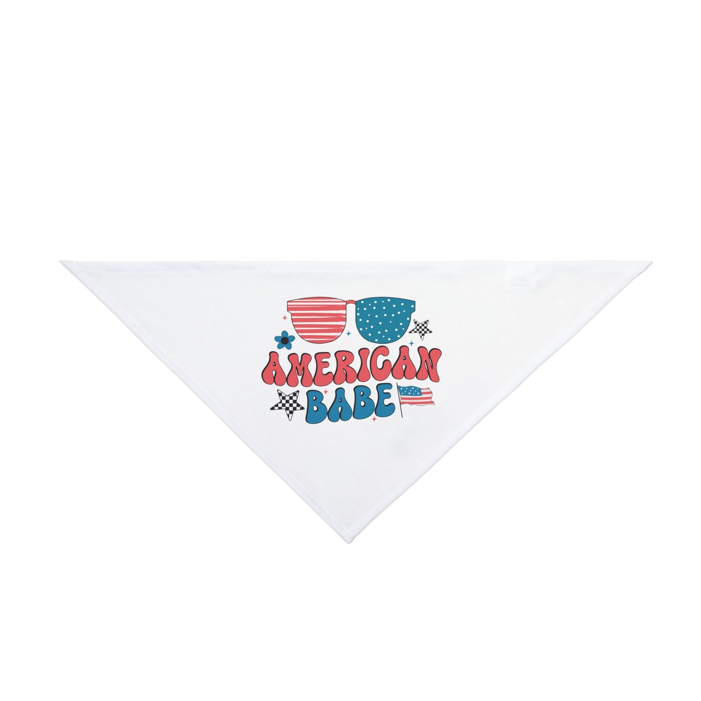 American babe, 4th of July, Patriotic Bandana