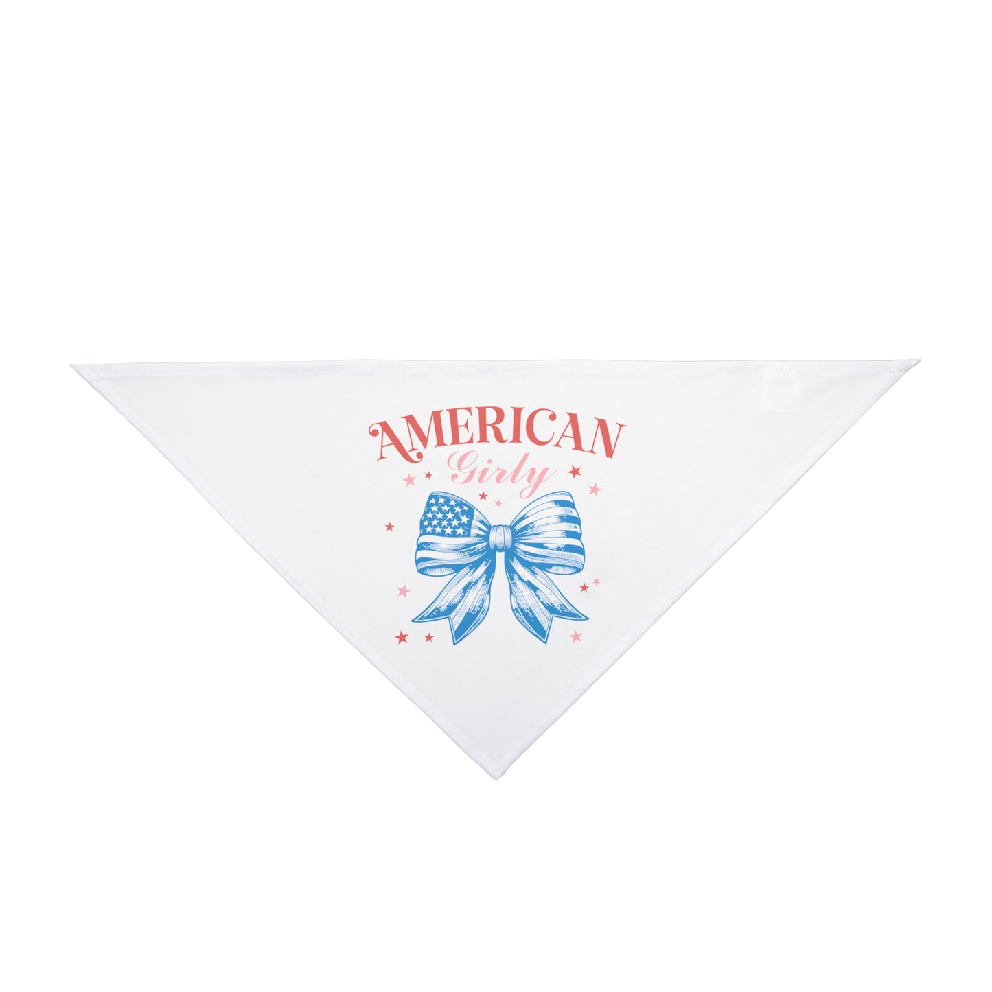 American girly, 4th of July, Patriotic Coquette Bandana