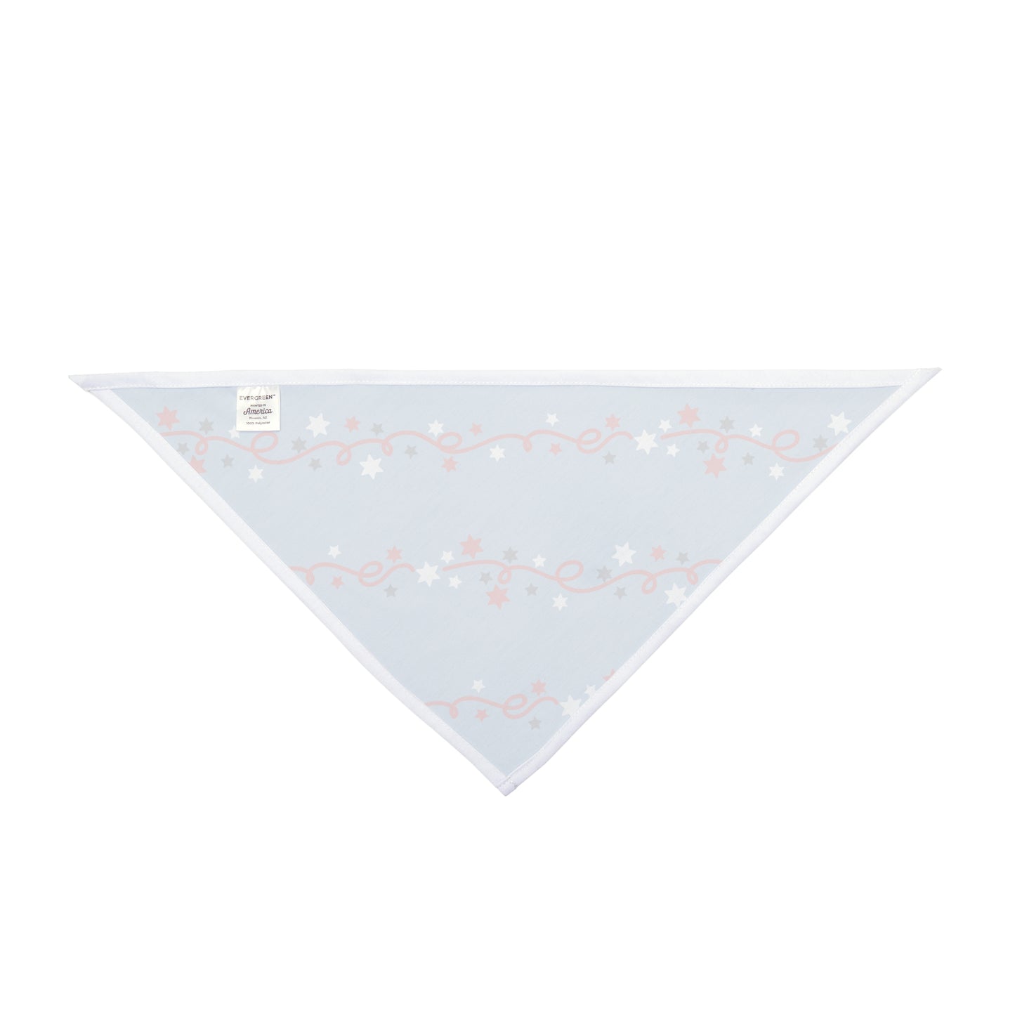 Blue, White and Red Star Line, 4th of July, Patriotic Bandana