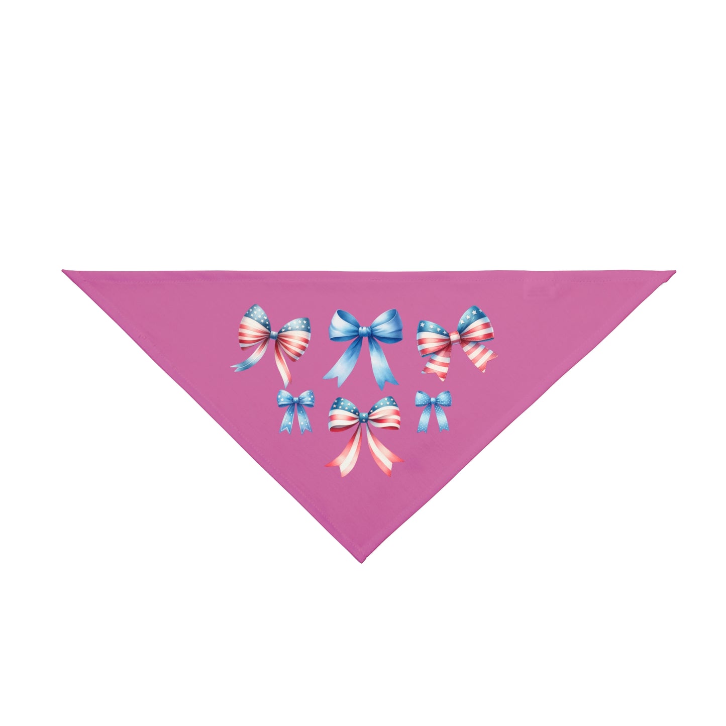 4th of July Bow, Patriotic Coquette Bandana