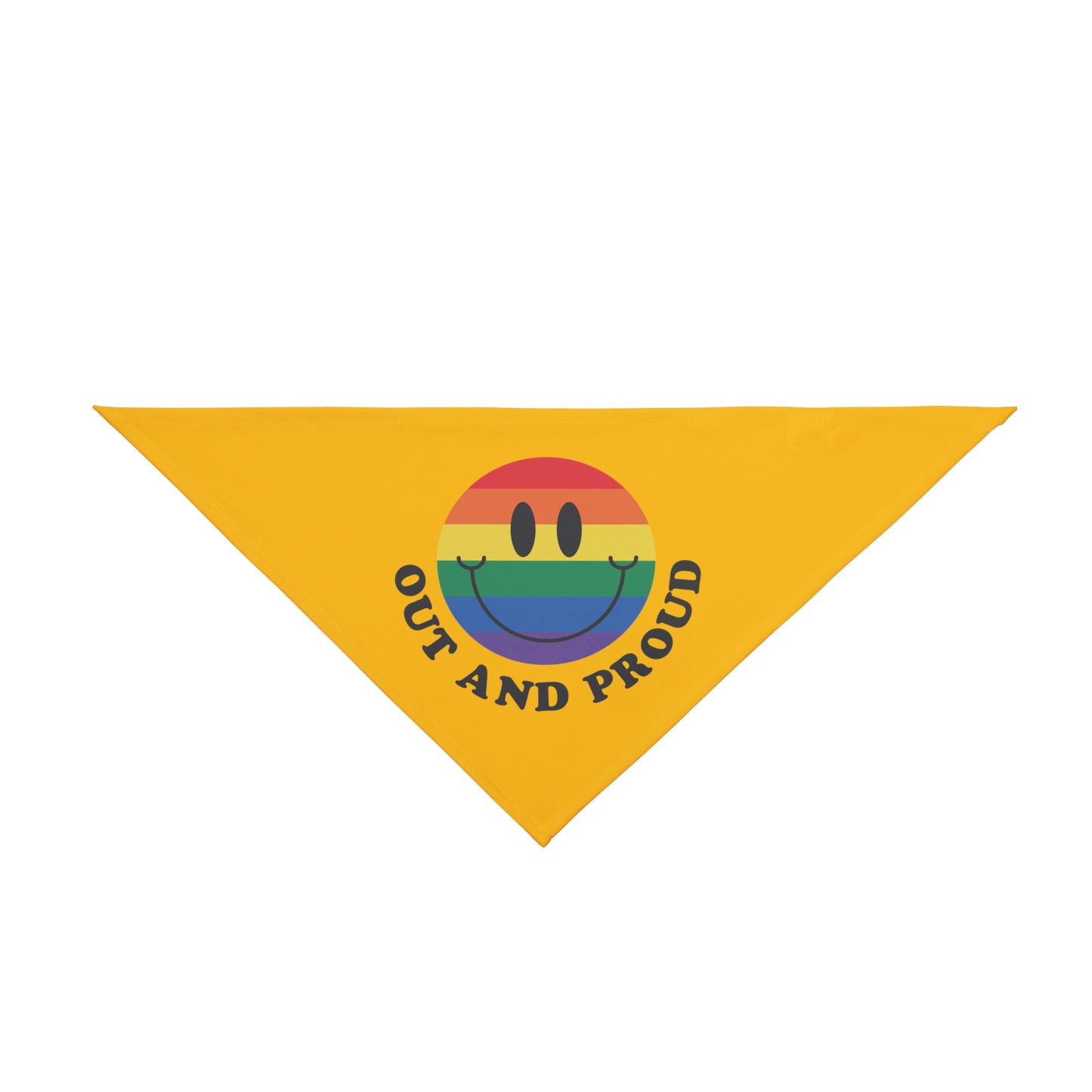 Out and proud, Pride rainbow Bandana