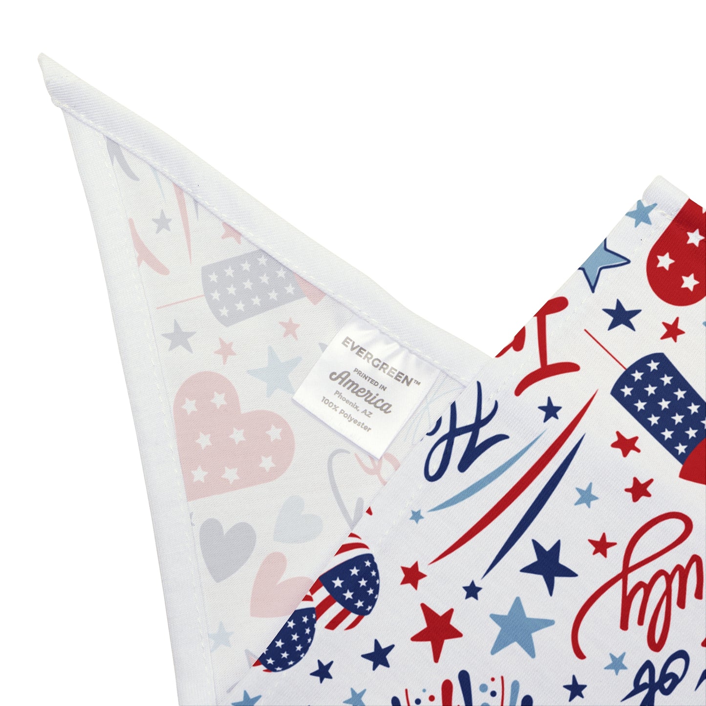 Happy Independence Day, Firework, 4th of July, Patriotic Bandana