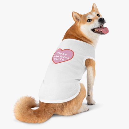 Girls who Kiss Girls Pride Pet Tank Top