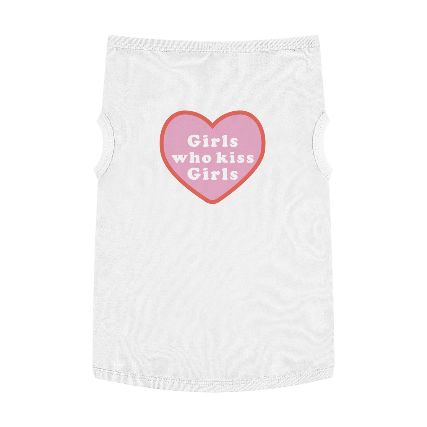 Girls who Kiss Girls Pride Pet Tank Top
