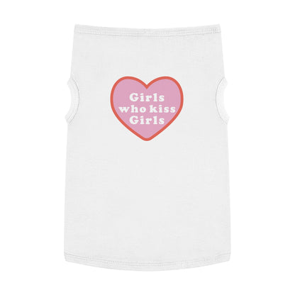 Girls who Kiss Girls Pride Pet Tank Top